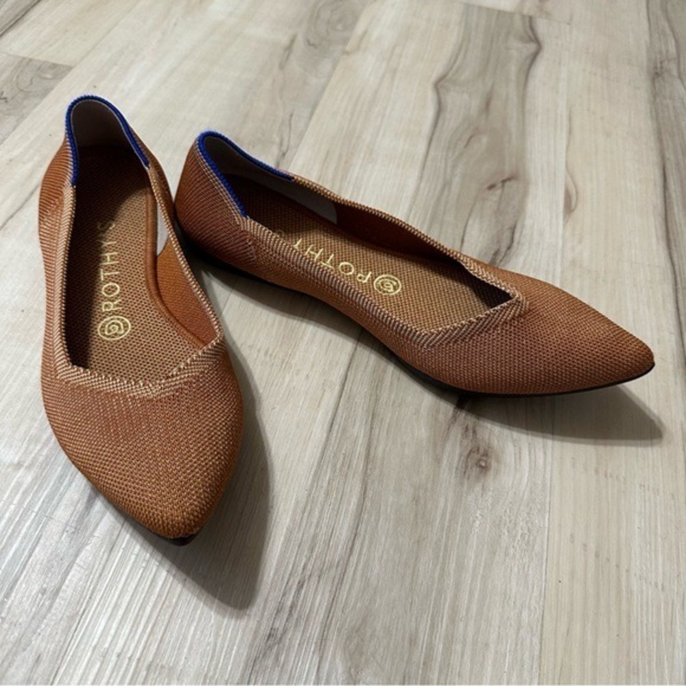 Rothy's The Point Flat in Fawn Size 8‎ - Picture 2 of 9